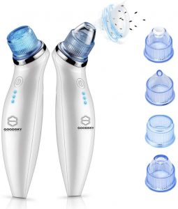 Achieve clear, radiant skin with the GOODSKY Blackhead Remover Vacuum. This powerful device gently removes blackheads and impurities, featuring adjustable suction for all skin types. Transform your skincare routine today!