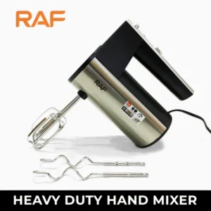 Hand Mixer and Egg Beater R.6629 5 Speeds Turbo 450W