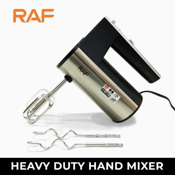 Hand Mixer and Egg Beater R.6629 5 Speeds Turbo 450W