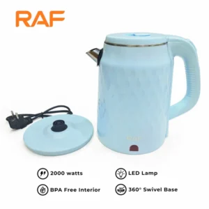 Automatic Electric Kettle 2.5Liter R.7947 – Stainless Steel & Cool Touch – 2000w