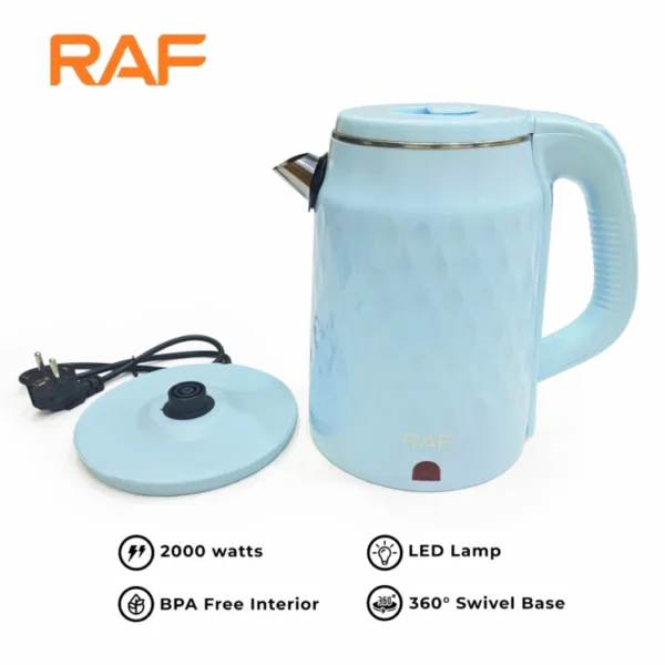 Automatic Electric Kettle 2.5Liter R.7947 – Stainless Steel & Cool Touch – 2000w