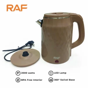 Automatic Electric Kettle 2.5Liter R.7947 – Stainless Steel & Cool Touch – 2000w