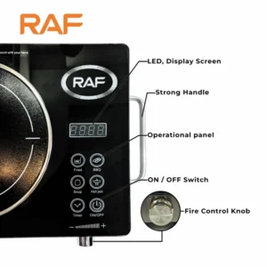 RAF R.8019 Electric Stove Digital Display