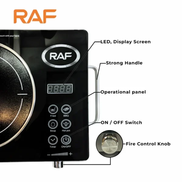 RAF R.8019 Electric Stove Digital Display