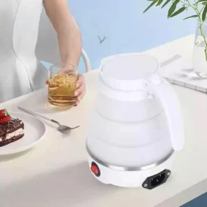 Travel Electric Kettle, Folding Water Boiler, Portable Silicone Household Electric Kettle