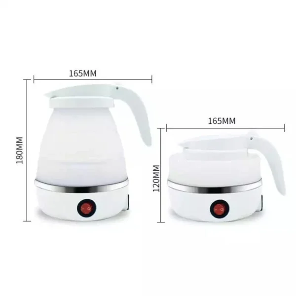 Travel Electric Kettle, Folding Water Boiler, Portable Silicone Household Electric Kettle